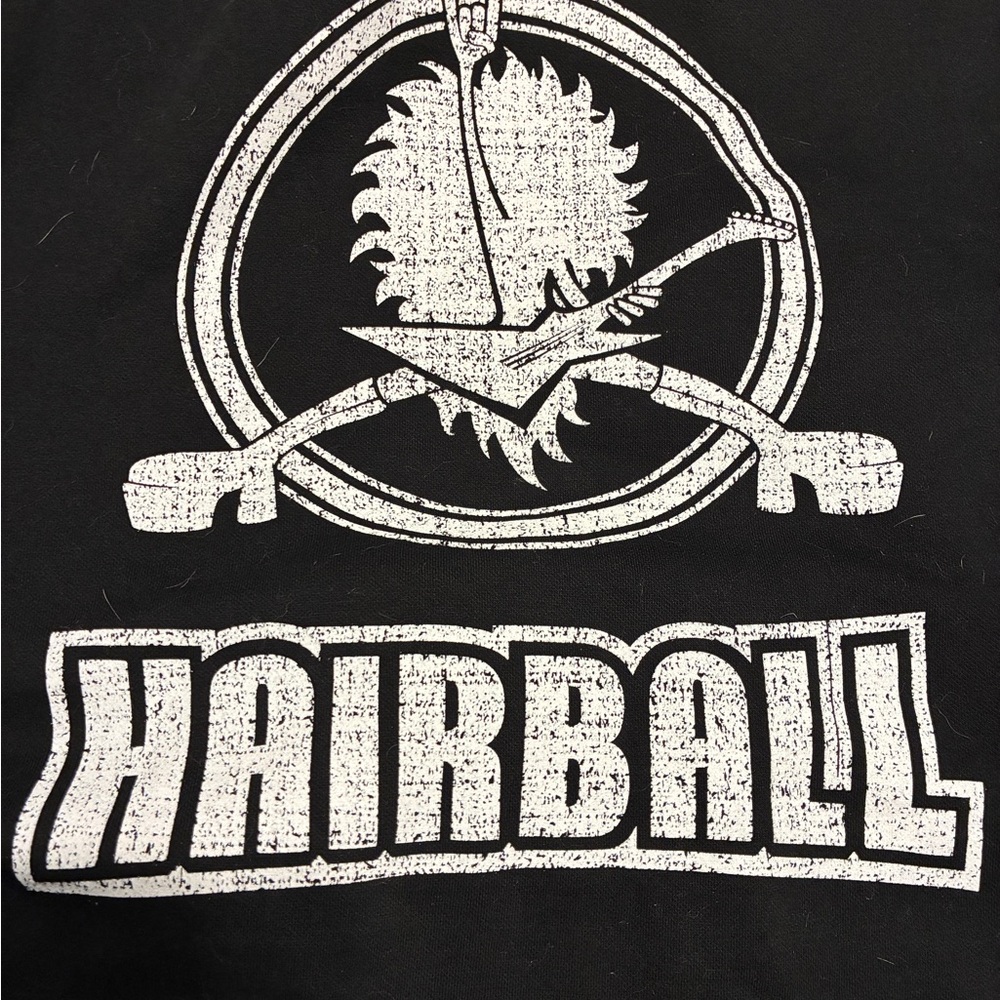 Hairball fans  and concert goers!  Official HAIRBALL zip hoodie! Unisex size XL